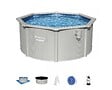 BESTWAY - Piscine hors sol en acier Hydrium - Octogonale - D300xH120cm - vignette