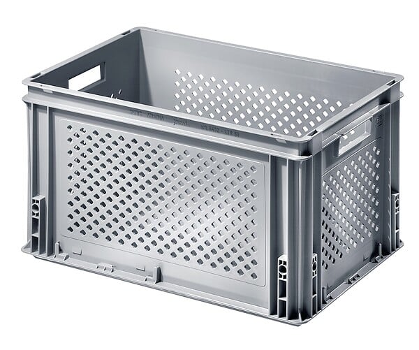 SETAM - Caisse manutention Athena 600x400x220mm pleine - SETAM - 2G6422B - large