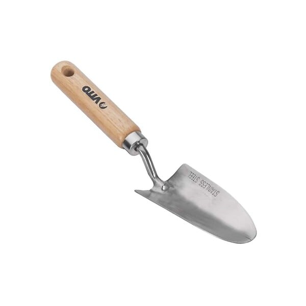 VITO - Kit 5 outils de jardin Manche bois Inox et Fer forgés à la main Haute qualité VITO - large