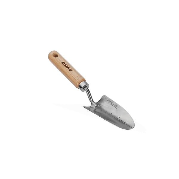 VITO - Kit 12 outils de jardin Manche bois Inox et Fer forgés à la main haute qualité traditionnelle  VITO - large