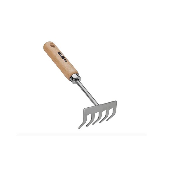 VITO - Kit 10 outils de jardin Manche bois Inox et Fer forgés à la main Haute qualité VITO - large