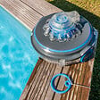 GRE - Robot à batterie rechargeable pour piscine hors-sol et enterrée RBR75 - vignette