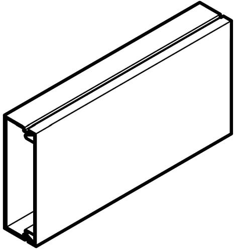OBO BETTERMANN - Moulure AX 2m blanc 50x20mm sans cloison - OBO BETTERMANN - 6131612 - large