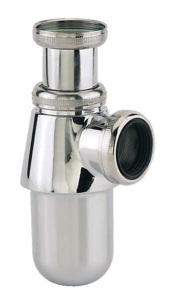 VALENTIN - Siphon lavabo laiton chromé à la hauteur réglable - VALENTIN - 00 130300 000 00 - large