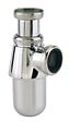 VALENTIN - Siphon lavabo laiton chromé à la hauteur réglable - VALENTIN - 00 130300 000 00 - vignette