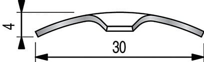DINAC - Bande seuil laiton à  vis 0,73mm - DINAC - 2023000 - large