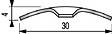 DINAC - Bande seuil laiton à  vis 0,73mm - DINAC - 2023000 - vignette