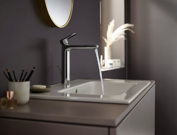 HANSGROHE - Mitigeur de lavabo Vernis Blend 190 avec tirette et vidage Chromé - large