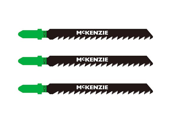 MC KENZIE - Lame pour scie sauteuse 3104 - Coupe polyvalente - Chrome vanadium - large