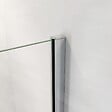 AICA SANITAIRE - AICA paroi de douche à l'italienne 60x190cm en 6mm verre avec bandes horizontales sérigraphiées, paroi latérale fixe sans receveur de douche - vignette