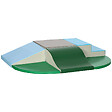 HOMCOM - 6 blocs de construction en mousse XL - modules de motricité - jouets éducatifs - certifiés normes EN71-1-2-3 - mousse EPE revêtement PU multicolore - vignette
