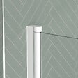 AURLANE - Pare baignoire Rabattable 80x140cm - Profilé Blanc Mat - Verre Trempé 4mm - ELEMENTARY - vignette