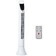 HOMCOM - Ventilateur colonne tour oscillant silencieux 40 W télécommande panneau contrôle tactile 3 vitesses H.91,5 cm blanc - vignette