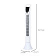 HOMCOM - Ventilateur colonne tour oscillant silencieux 40 W télécommande panneau contrôle tactile 3 vitesses H.91,5 cm blanc - vignette