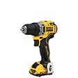 DEWALT - Perceuse visseuse XR 12V 2Ah mandrin plastique  DCD701D2QW - vignette