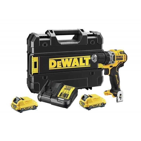 DEWALT - Perceuse visseuse XR 12V 2Ah mandrin plastique  DCD701D2QW - large