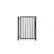 EASY CLOTURE - Portillon barreaudé acier galvanisé passage 1m H 1m00 Noir - vignette