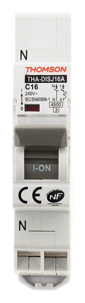 THOMSON - Disjoncteurs à connexions automatiques PH+N - 16A NF - Thomson - large