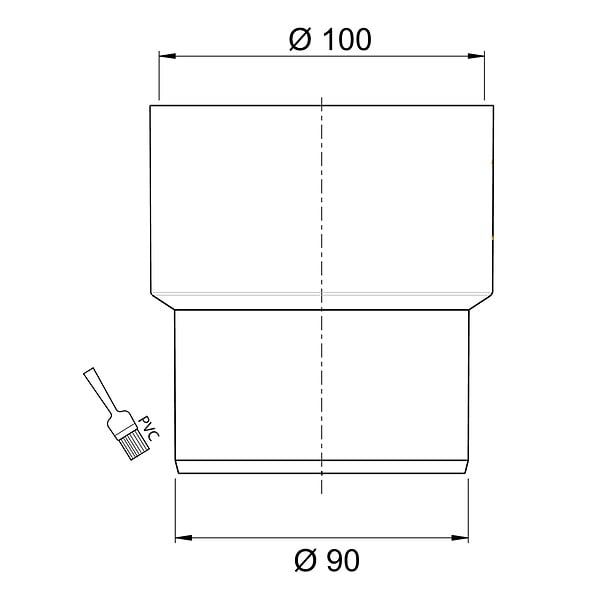 WIRQUIN - Adaptateur f100/m90 - large
