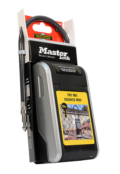 MASTER LOCK - Rangement sécurisé pour les clés: Select Access avec anse amovible - large