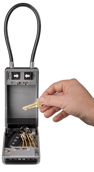 MASTER LOCK - Rangement sécurisé pour les clés: Select Access avec anse amovible - large