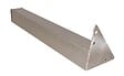 ONDEE - Jeu de 4 pieds découpables pour meuble suspendu - 40x3,8x3,8cm - Inox - Chromé - vignette