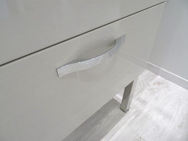 ONDEE - Ensemble caisson + vasque MIXY - 60cm - Blanc - Mélaminé - Livré en kit - large
