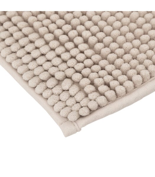 5 FIVE SIMPLY SMART - Tapis de Salle de bain Beige chenille 50 x 80 cm - large