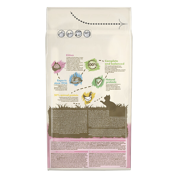 CAT CHOW - Croquettes chat Kitten avec NaturiumTM - riche en Poulet - 1.5kg - large