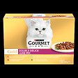 GOURMET - Boite repas chat adulte Double Délice - 12x85g - vignette