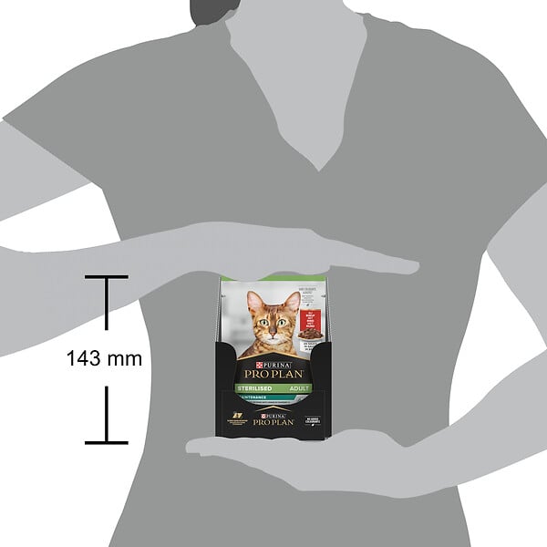 PROPLAN - Aliment chat adulte stérilisé - Boeuf - 85g - large