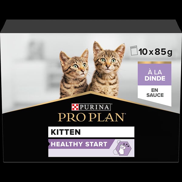 PROPLAN - Aliment chaton Junior - Dinde - 10x85g - large