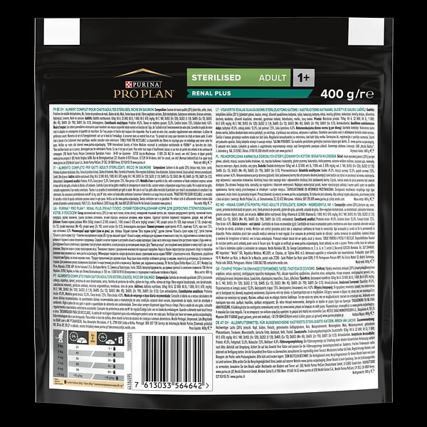 PROPLAN - Croquettes chat stérilisé - riche en Saumon - 400g - large