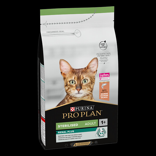 PROPLAN - Croquettes chat stérilisé -  Saumon - 1,5kg - large