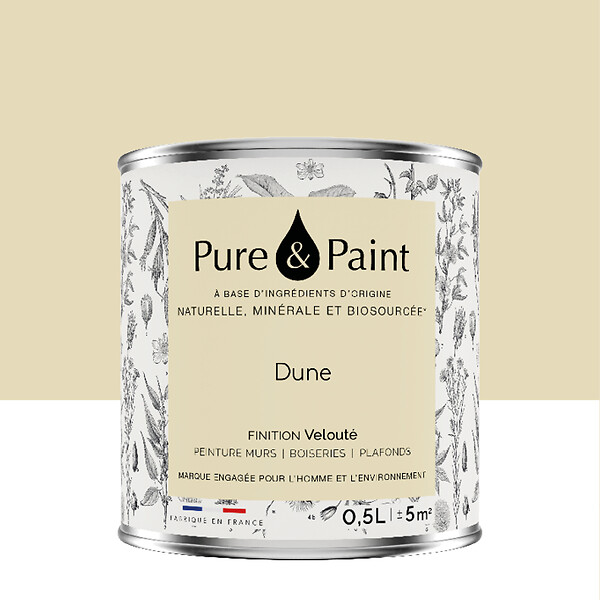 PURE&PAINT - Peinture velouté Pure & Paint - Dune - 0.5L - large
