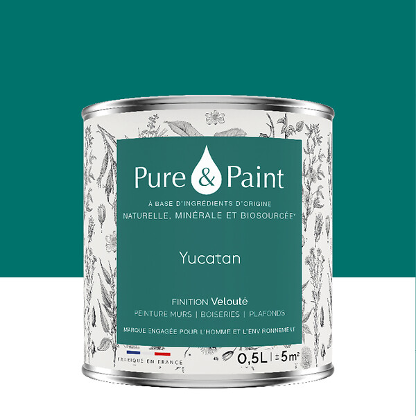 PURE&PAINT - Peinture velouté Pure & Paint - Yucatan - 0.5L - large