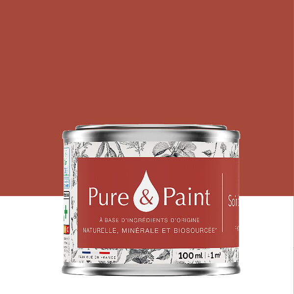 PURE&PAINT - Peinture velouté Pure & Paint - Soir de Sienne - 100ML - large