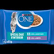ONE - Sachet chat d'intérieur - Thon-Veau - 4x85g - vignette