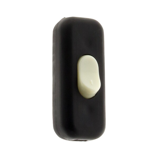 ZENITECH - Interrupteur 2A Unipolaire Luminescent - Noir - Zenitech - large