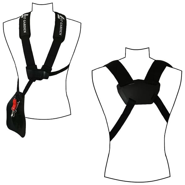 GT GARDEN - Guidon et harnais pour débroussailleuse - large