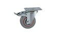 AVL - ROULETTE SATURNE GRISE 125MM PIVOTANTE A FREIN - vignette