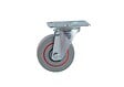 AVL - ROULETTE SATURNE GRISE 100MM PIVOTANTE A FREIN - vignette