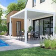 OVIALA - Pergola bioclimatique autoportée blanche 3x4m  - Athenes - vignette