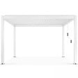 OVIALA - Pergola bioclimatique autoportée blanche 3x4m  - Athenes - vignette
