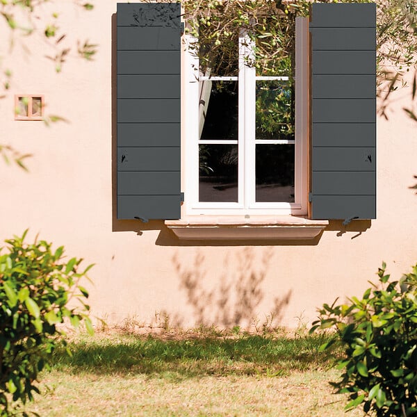 DULUX VALENTINE - Peinture extérieure Bois Ecran+ - Gris Foncé - 2L - large