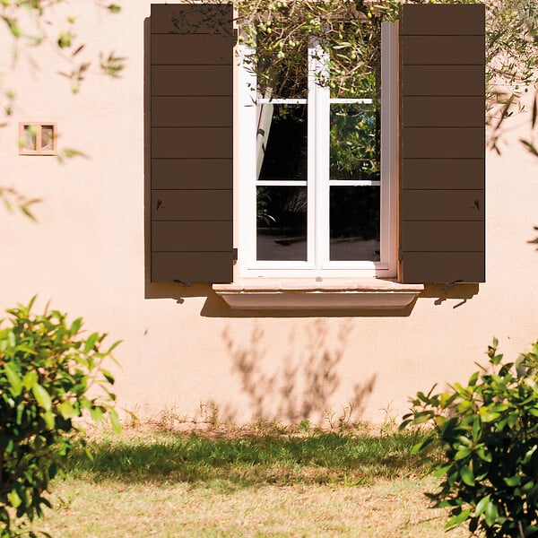 DULUX VALENTINE - Peinture extérieure Bois Ecran+ - Brun Normandie - 2L - large