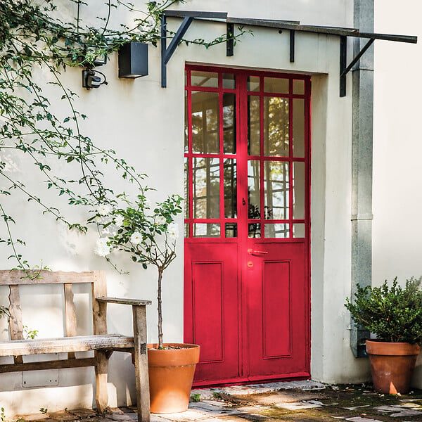 DULUX VALENTINE - Peinture Ext M/Sup Ecran+ Dulux Valentine Satin - Rouge Coquelicot 2 L - large