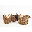M.CEZARE - Panier Pauline - 38 x 41 x 41 cm - taille L - jute - naturel - vignette