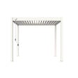 OMBREA - Pergola bioclimatique autoportante 3x3m - Blanc - VS - Ombréa - vignette