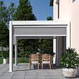 OMBREA - Pergola bioclimatique autoportante 3x3m - Blanc - VS - Ombréa - vignette
